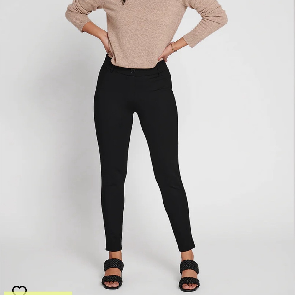 Betabrand Classic Dress Pant Yoga Pant — Skinny — Size Medium Tall — Black
